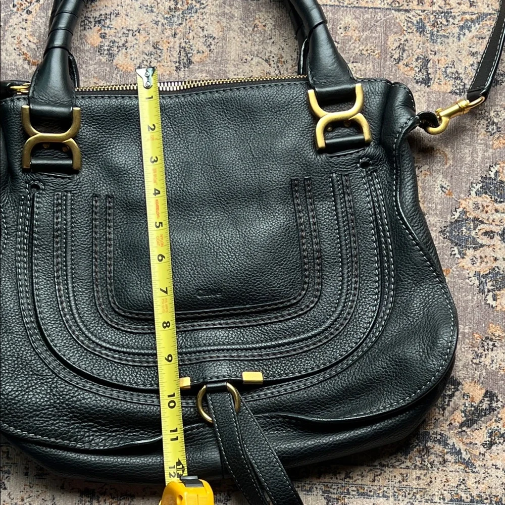 Black Chloe Marcie Bag Medium - Picture 12 of 15